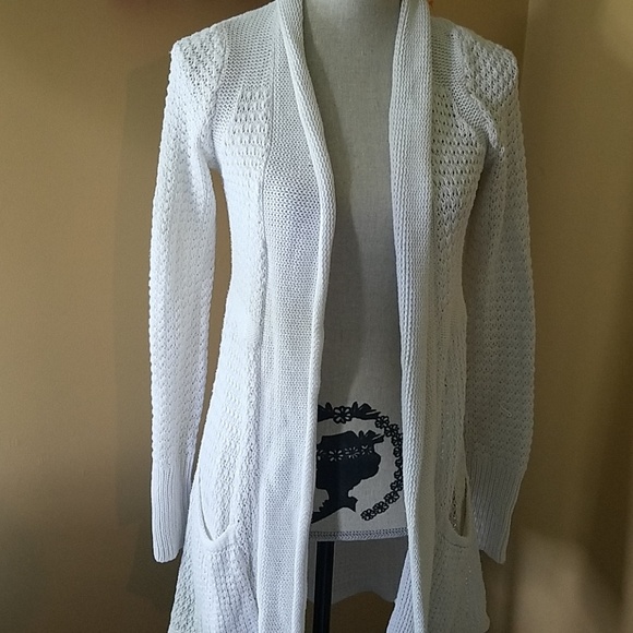 ANTHROPOLOGIE Angel Of The North Open Sweater S - Picture 2 of 8